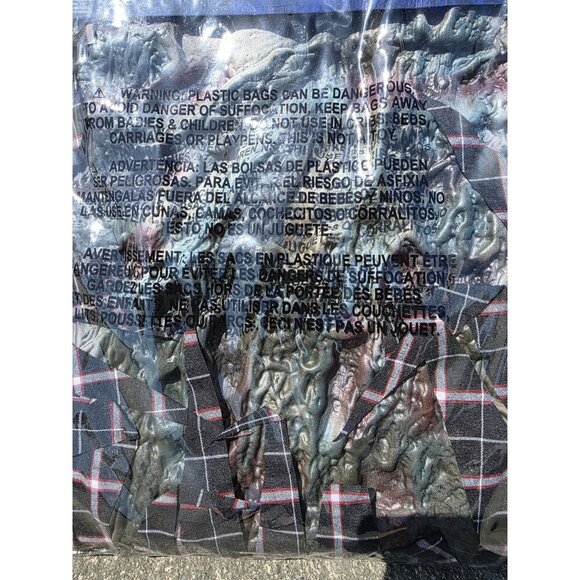 Dark Side Zombie 3D Guts Halloween Costume Shirt Adult Up To Size 42 Gore NEW - Picture 5 of 5